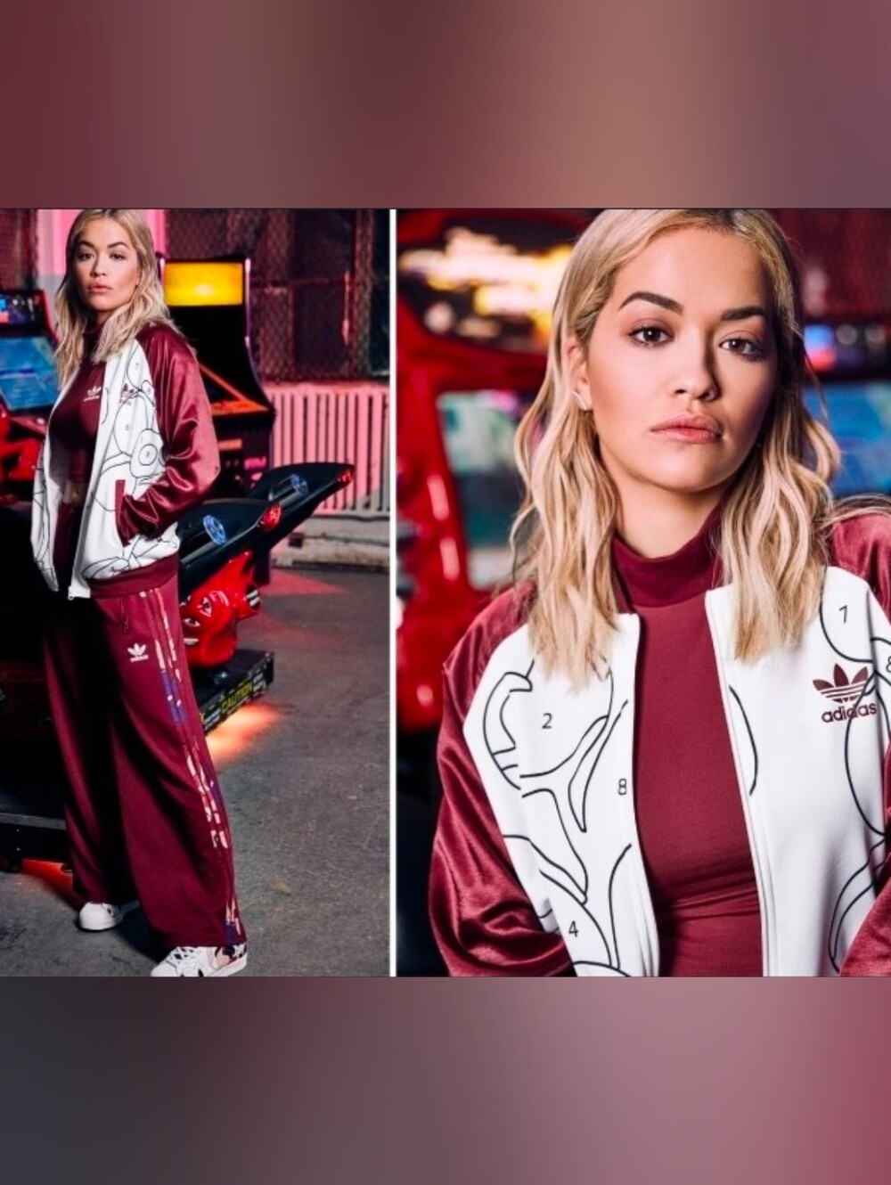 Adidas Originals x Rita Ora "Color Paint" Collectio🌟🌟Exact Rita Ora Print 🌟🌟